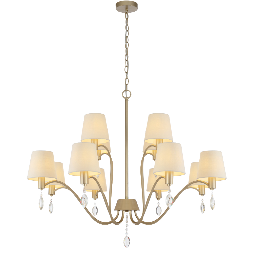 MALVERN 12 LIGHT PENDANT