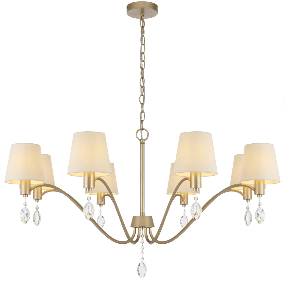 MALVERN 8 LIGHT PENDANT