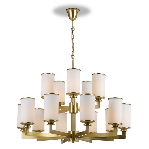 [AHERN PE15-BSOP] AHERN 15 LIGHTS PENDANT SOLID BRASS