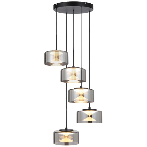 [CEDRO PE5-BK] CEDRO 5 LIGHT PENDANT