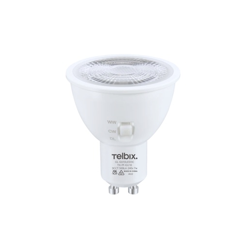 [GL GU10LED3C] GU10 7W FOCAL WIDE 38 LED GLOBE 3CCT NON-DIM