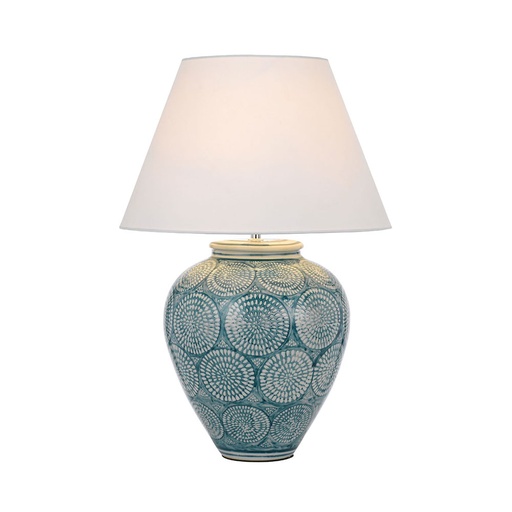 [HANNAH TL-BLWH] HANNAH CERAMIC TABLE LAMP