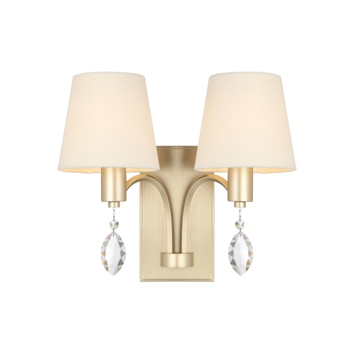 [MALVERN WB2-AS] MALVERN 2 WALL LIGHT