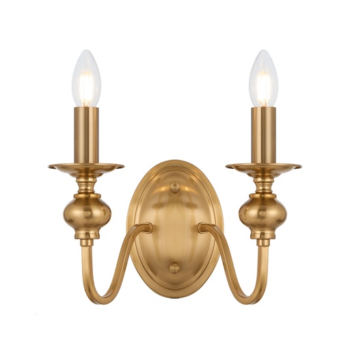 SIEDEL 2 LIGHT WALL BRACKET