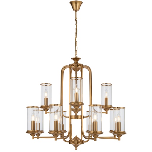 [VELDEN PE12-CP] VELDEN 8+4 LIGHT PENDANT