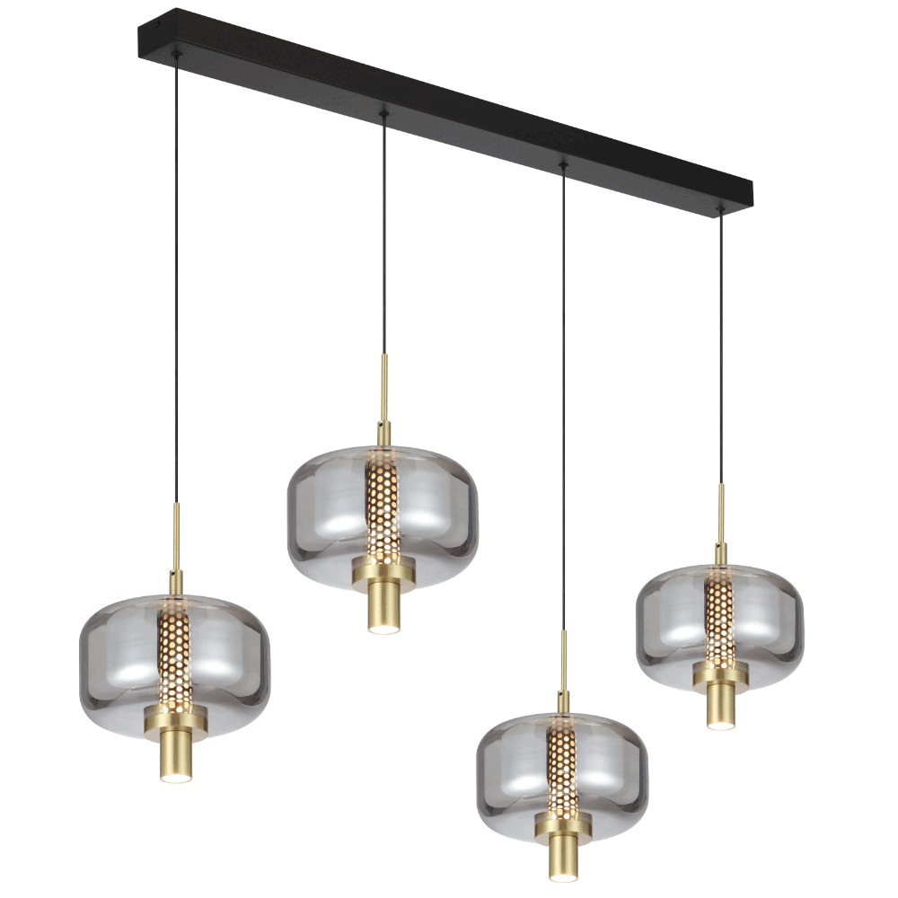 [VOLEN PE4B-BKSM] VOLEN 4 LIGHT BAR PENDANT