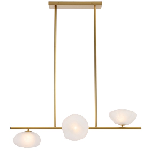 ZECCA 3 LIGHT HORIZONTAL PENDANT